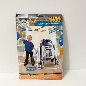 R2-D2 Star Wars Giant Gliding Birthday Balloon 38 Inch Tall Disney